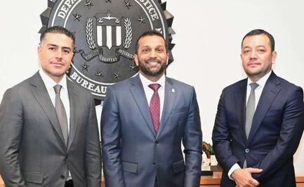 Harfuch se reúne con el director del FBI, Kash Patel; dialogan sobre el envío de 29 narcos de México a EU