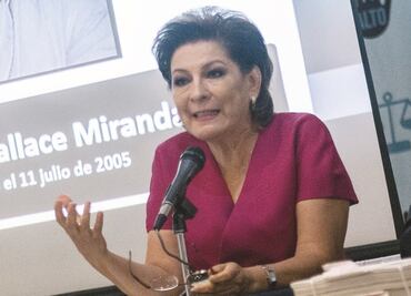 Cuestiona Miranda de Wallace a AMLO: ¿Por qué México no respondió en tiempo a ONU sobre caso de su hijo?