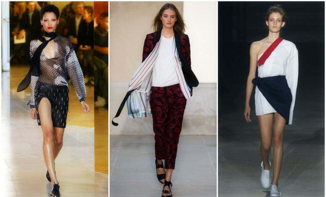 Propuestas de Anthony Vaccarello, Each x Other y Jacquemus que desfilaron durante el primer día de la Semana de la Moda en París