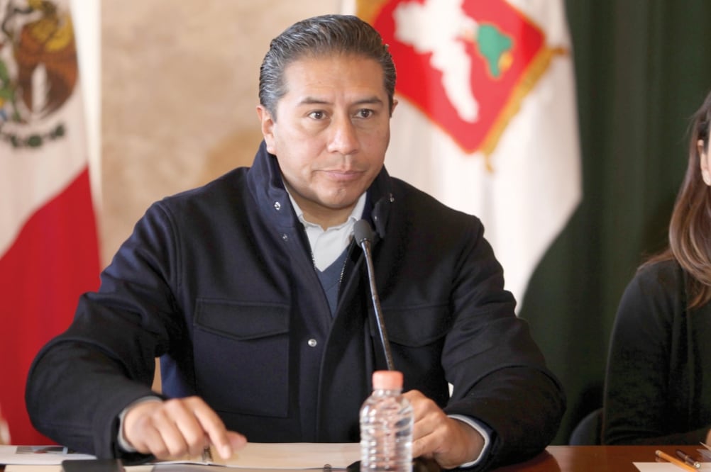 Juan Rodolfo Sánchez, edil de Toluca, dijo que llegarán 150 elementos castrenses para reforzar la seguridad en la capital mexiquense. (JORGE ALVARADO. EL UNIVERSAL)