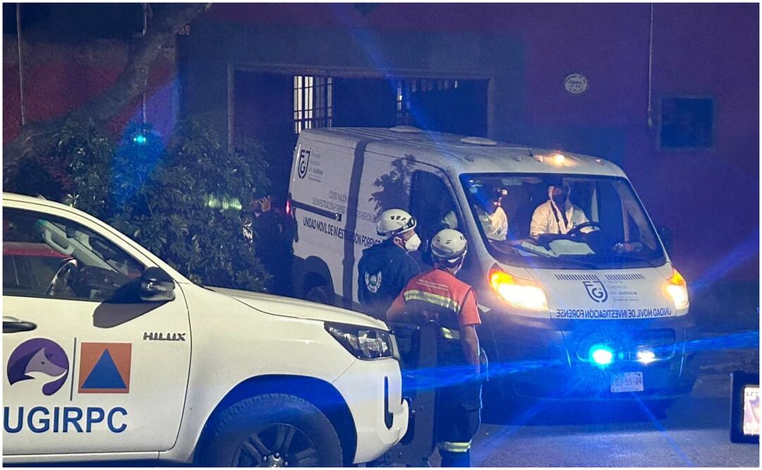 Hombre sumergido y sin vida dentro de una cisterna. Foto: Especial