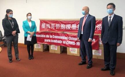 Comunidad china en México dona 15 mil cubrebocas al sistema de salud