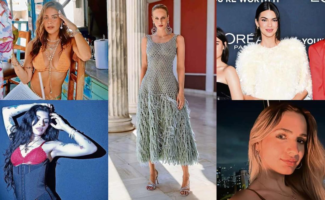 Gabriela Berlingeri, Cazzu, Nathalie Ortega, Kendall Jenner y Carliz de la Cruz. Fotos: AP e Instagram