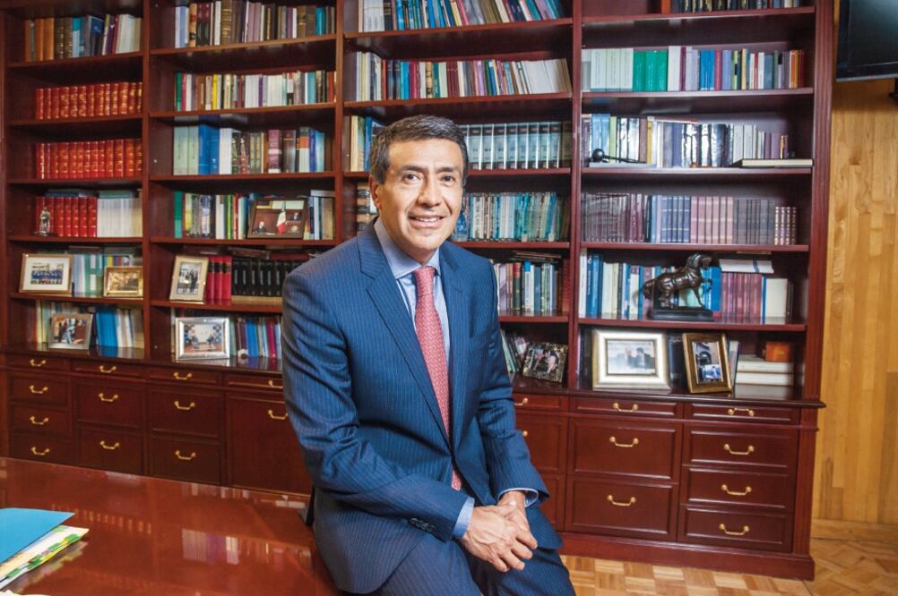 En la foto: Constancio Carrasco Daza, Presidente del Tribunal Electoral del Poder Judicial de la Federación (FOTO: YADIN XOLALPA. ELUNIVERSAL)