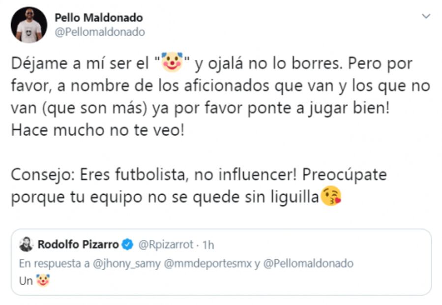 Pleito en redes entre comentarista de Multimedios y Rodolfo Pizarro