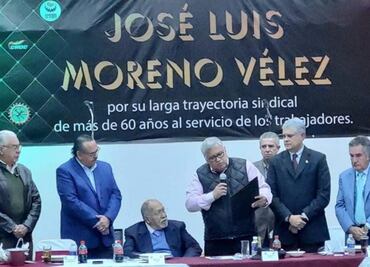 Congreso del Trabajo reconoce trayectoria sindical de líder del COCEM
