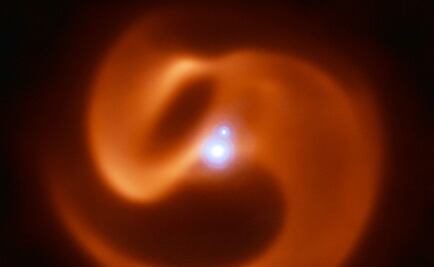 Un sistema estelar triple es captado por primera vez