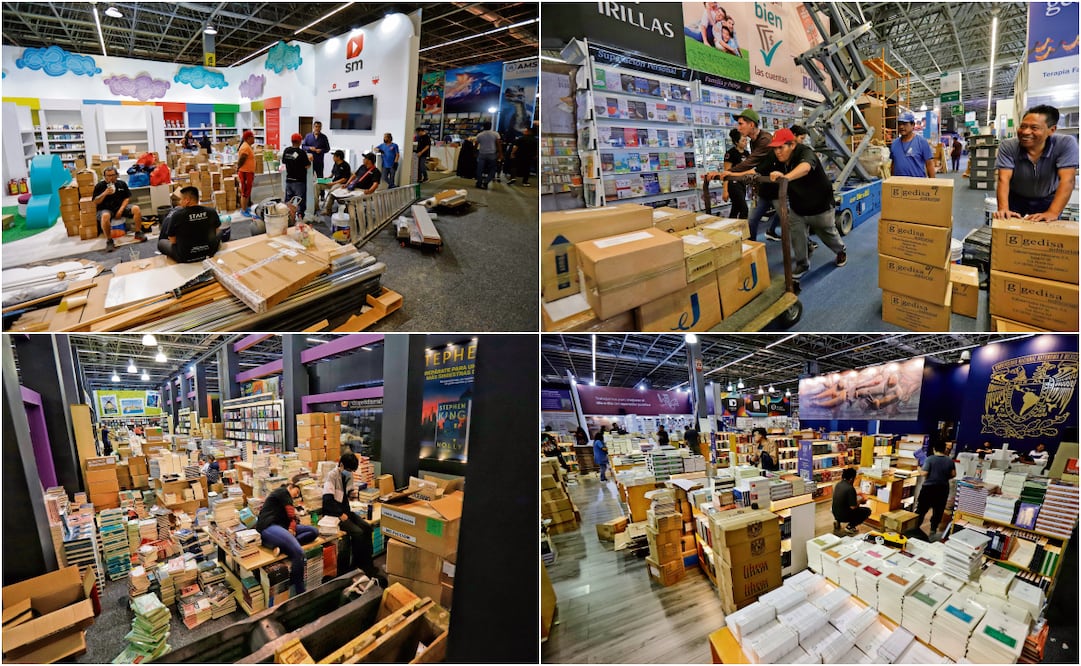 Así lucían ayer los preparativos para el inicio de la 37 Feria Internacional del Libro de Guadalajara, que estará dedicada a su fundador, Raúl Padilla, fallecido en abril pasado. Foto: Fernanda Rojas | El Universal