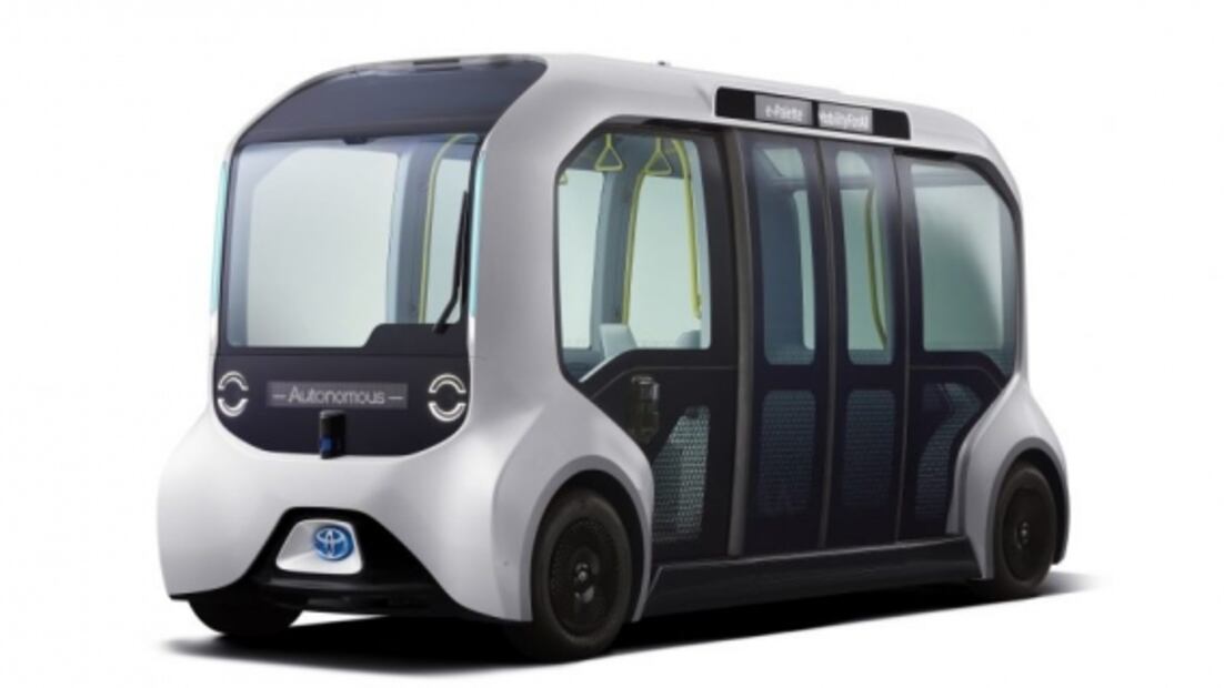 Toyota presenta autobús autónomo para los Juegos Olímpicos de 2020