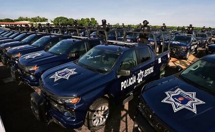 Dos patrullas entregadas a la Secretaría de Seguridad de Sinaloa presentan daños; analizan si están en condiciones operativas