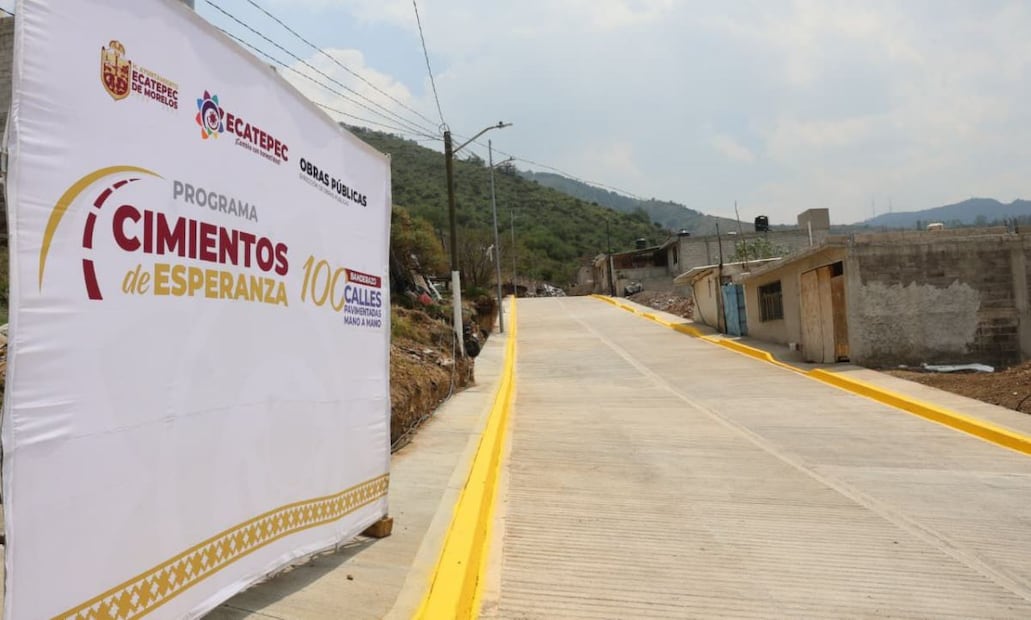 Gobierno de Ecatepec espera llegar a 600 kilómetros en más de dos mil calles repavimentadas para finales de año. Fotos: Especiales.