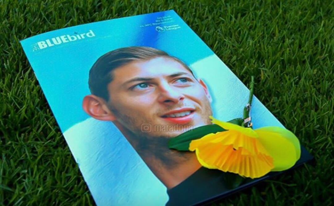 Sala, de 28 años, viajaba desde Nantes, en el oeste de Francia, el 21 de enero para debutar en el equipo Cardiff City. Foto: Instagram Maradona