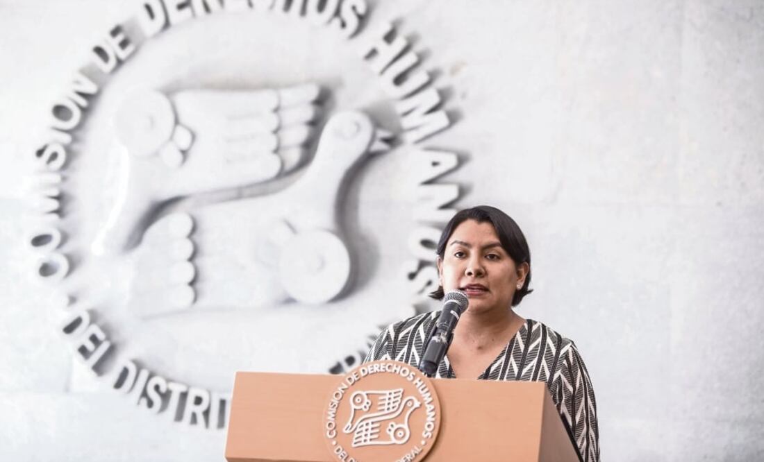 Perla Gómez, ombudsperson de la CDMX, dice que las investigaciones del caso han constituido violaciones al derecho del debido proceso y diligencia. FOTO: GERMÁN ESPINOSA. EL UNIVERSAL