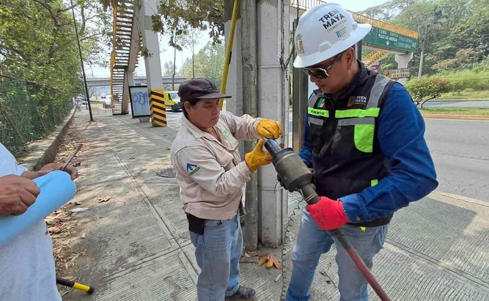 Autoridades iniciaron los trabajos de reparación para restablecer el servicio a la brevedad posible. Foto: Especiales.