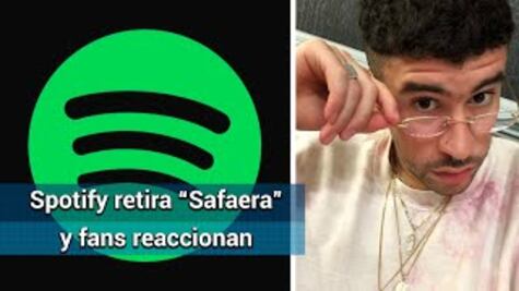 “Safaera” de Bad Bunny es retirada de las listas de Spotify