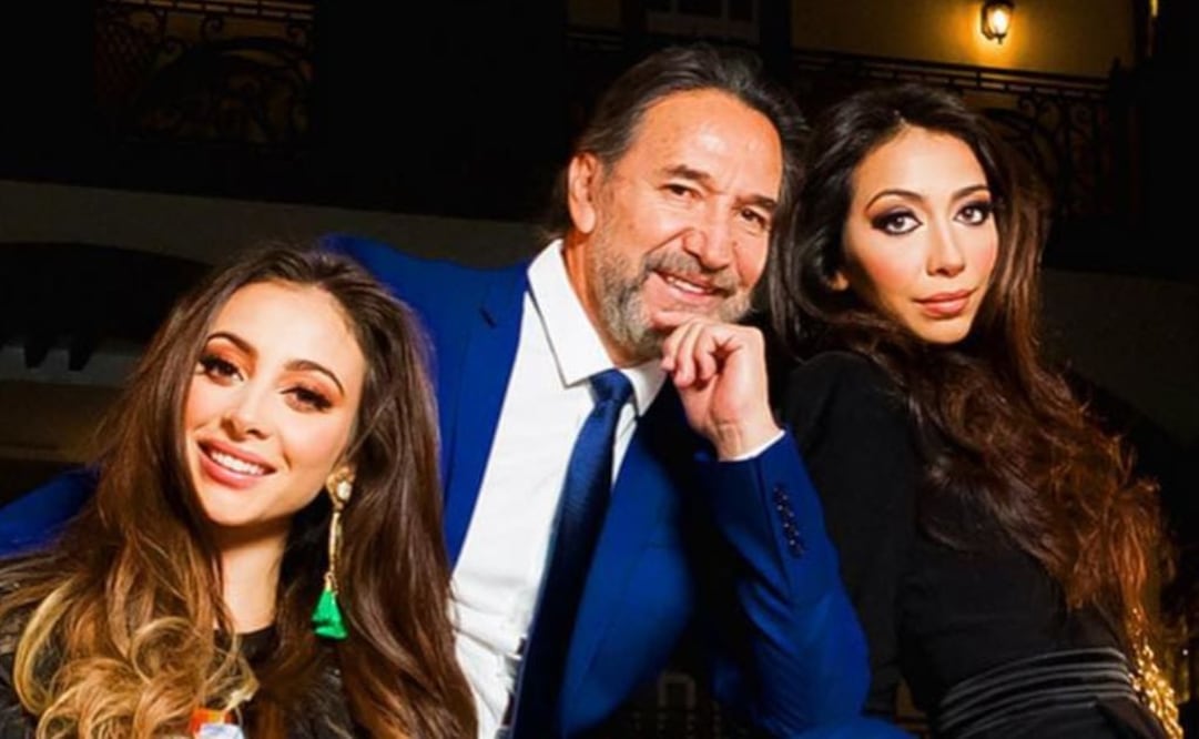 Marco Antonio Solís junto a Marla y Alison. Fuente: Instagram @cristy_solis