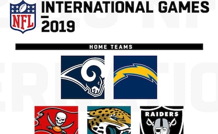 NFL anuncia cinco juegos internacionales en 2019