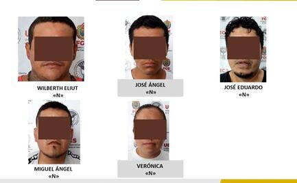 Detienen a 5 presuntos integrantes de una banda de secuestradores en Veracruz; una era funcionaria pública de Acayucan 