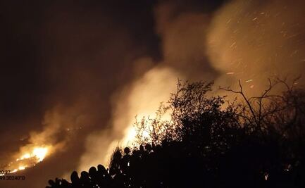 Incendios arrasan al menos 790 hectáreas de pastizales en Tepeji del Río, Hidalgo; bomberos han combatido el fuego por más de 13 horas