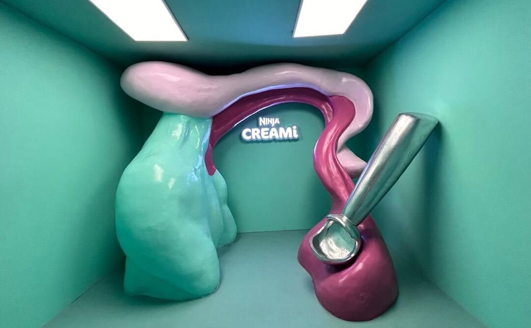 Experiencia inmersiva de helado. Foto: Alan Nájera / El Universal