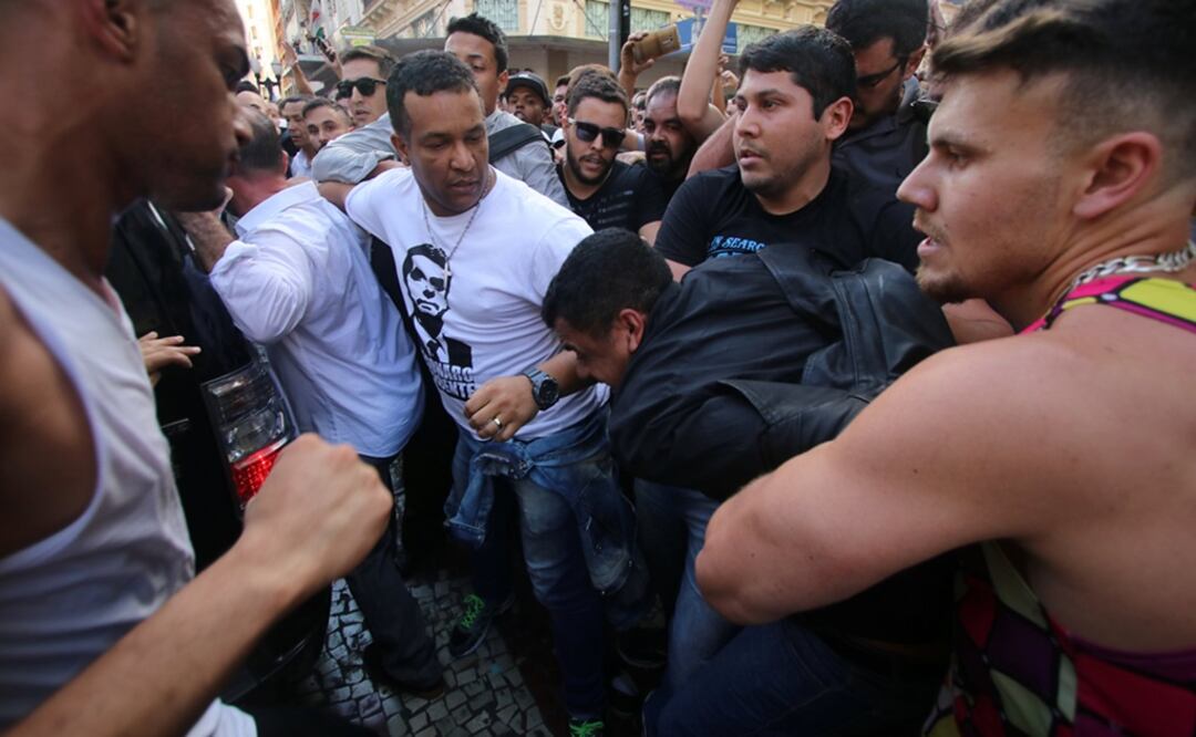 Adélio Bispo de Oliveira fue detenido por simpatizantes de Jair Bolsoraro luego de cometer el ataque. Foto: Reuters