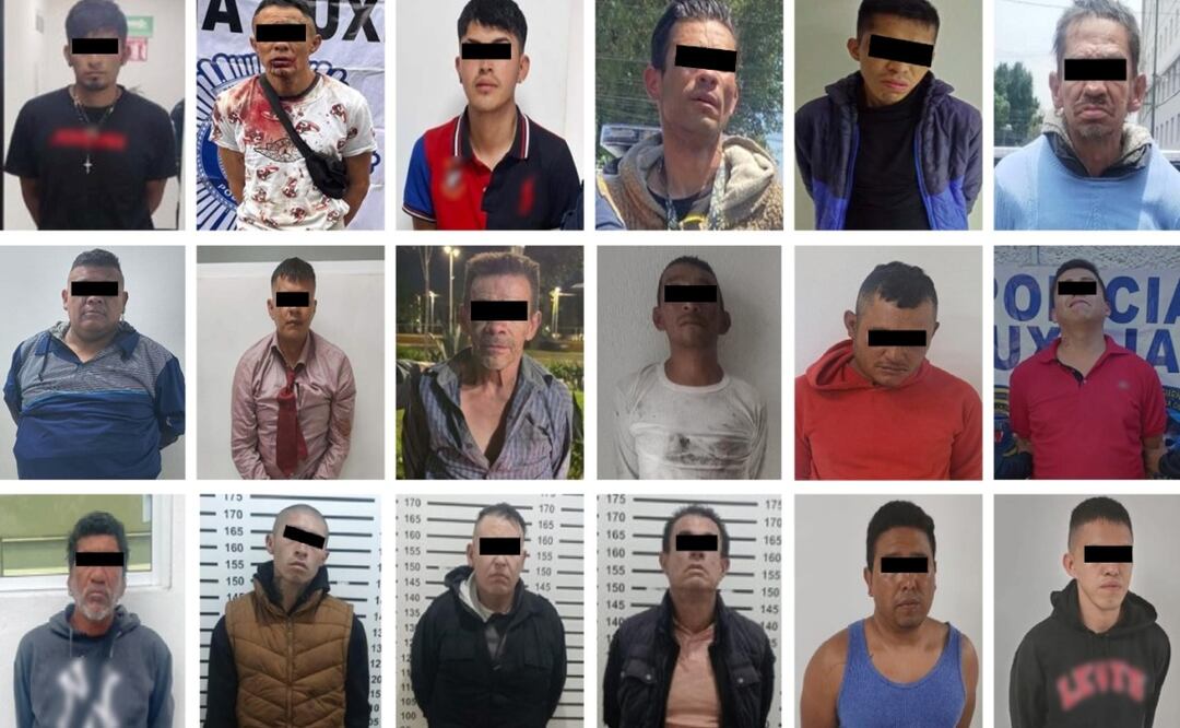 En una semana detienen a 27 por robo a transeúnte; operativos se desplegaron en siete alcaldías. Foto: Especial