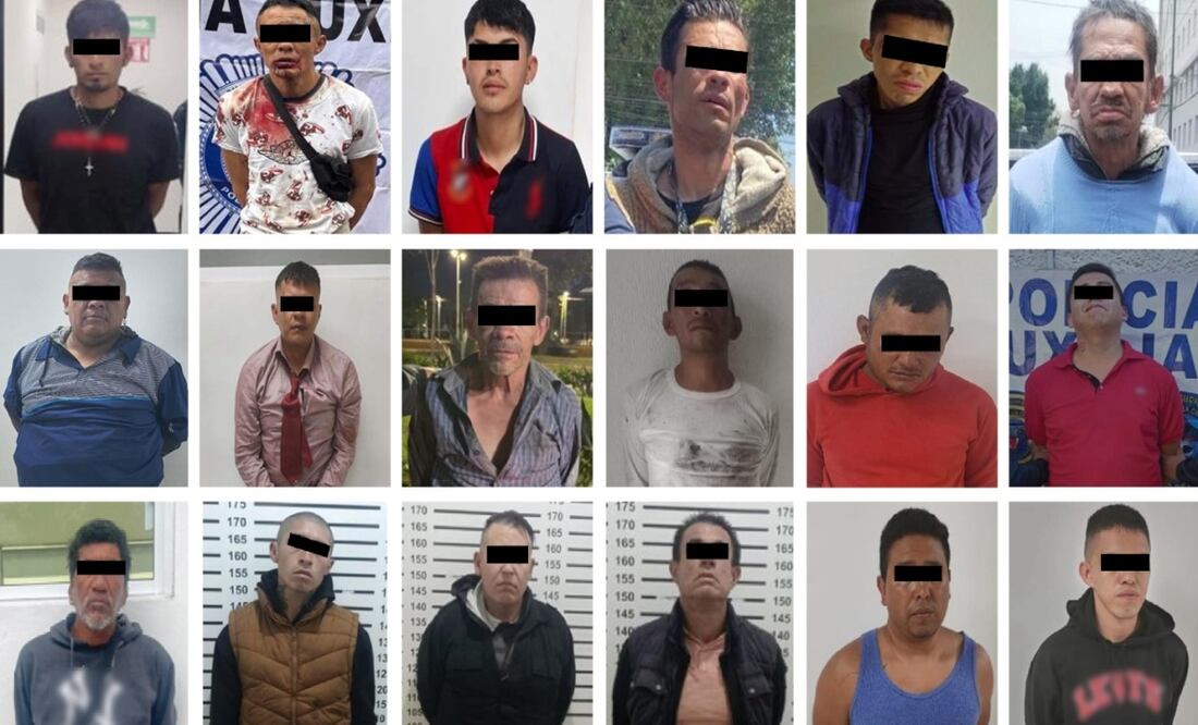 En una semana detienen a 27 por robo a transeúnte; operativos se desplegaron en siete alcaldías. Foto: Especial