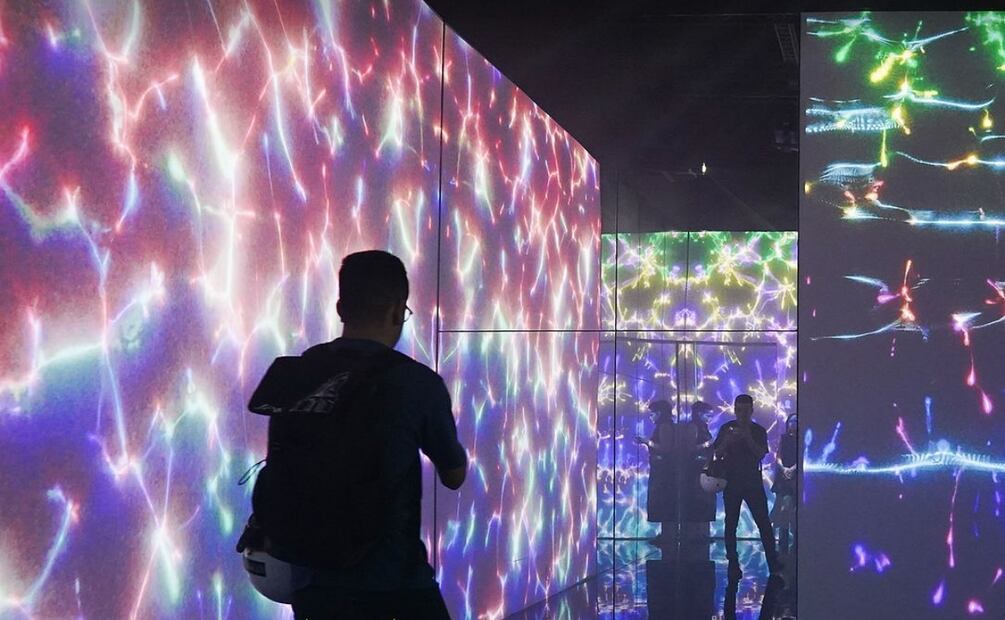 Akari, la experiencia que combina tecnología y arte contemporáneo. Foto: Instagram @inspace.one