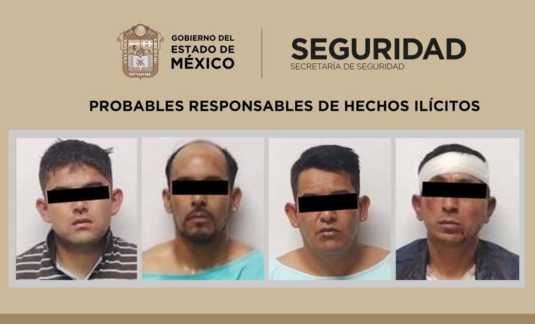 A los detenidos les fueron aseguradas dos armas de fuego de distintos calibres, con cargadores y varios cartuchos útiles. Foto: Especial