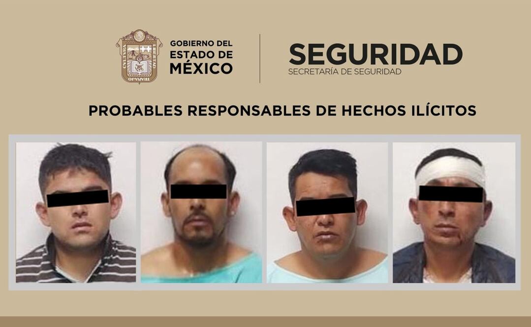 A los detenidos les fueron aseguradas dos armas de fuego de distintos calibres, con cargadores y varios cartuchos útiles. Foto: Especial