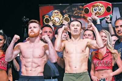 Ya habría fecha para el segundo combate entre "Canelo" y Golovkin