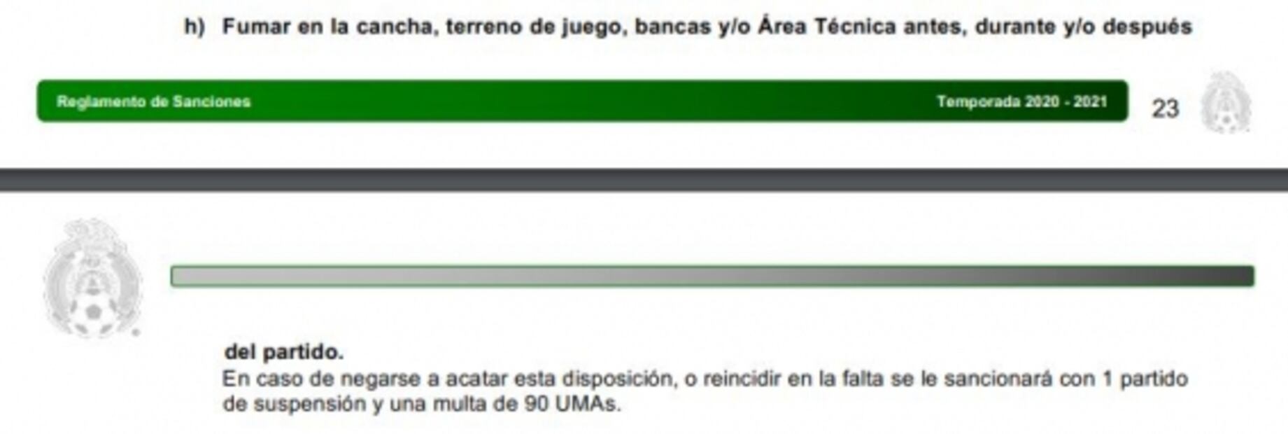 ¿Debe ser sancionado Ricardo Ferretti por fumar en el banquillo?