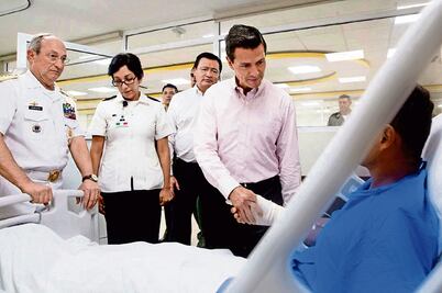 Soldados heridos, un orgullo: Presidente