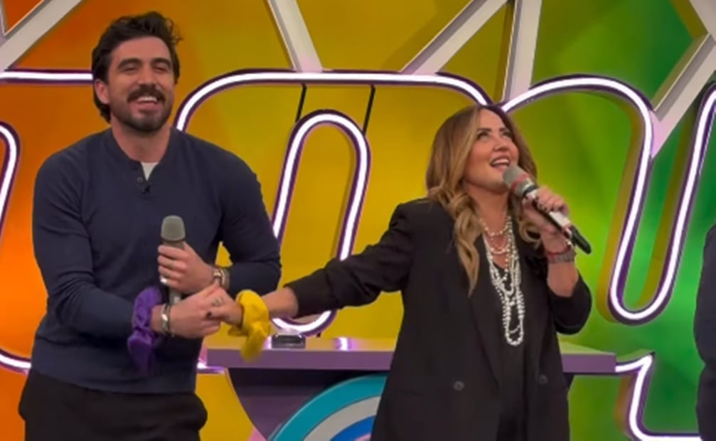 Luis Carlos Origel y Andrea Legarreta bailan juntos en segmento del programa "Hoy".