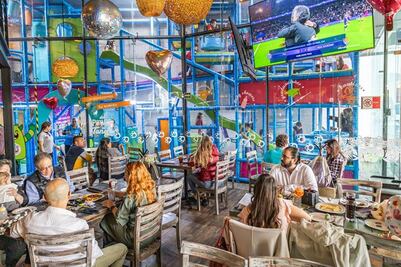 Este restaurante es un paraíso para niños por su zona de juegos