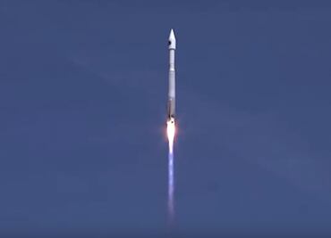 La NASA grabó lanzamiento de cohete en 360 grados