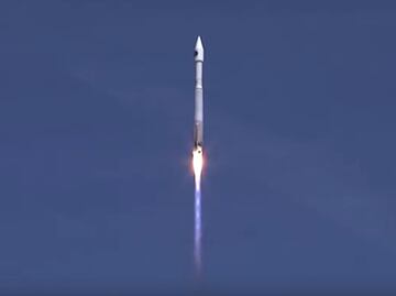 La NASA grabó lanzamiento de cohete en 360 grados