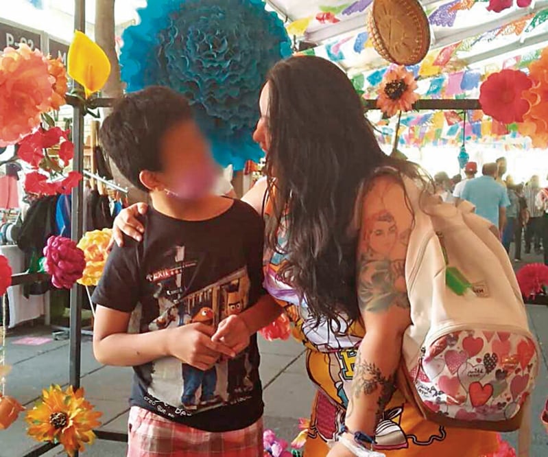 Luz Raquel era madre de un niño de 11 años diagnosticado en el espectro autista. Foto: Especial