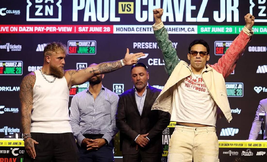 Julio César Chávez Jr. se burla de la carrera de Jake Paul como boxeador / Foto: Golden Boy en Instagram