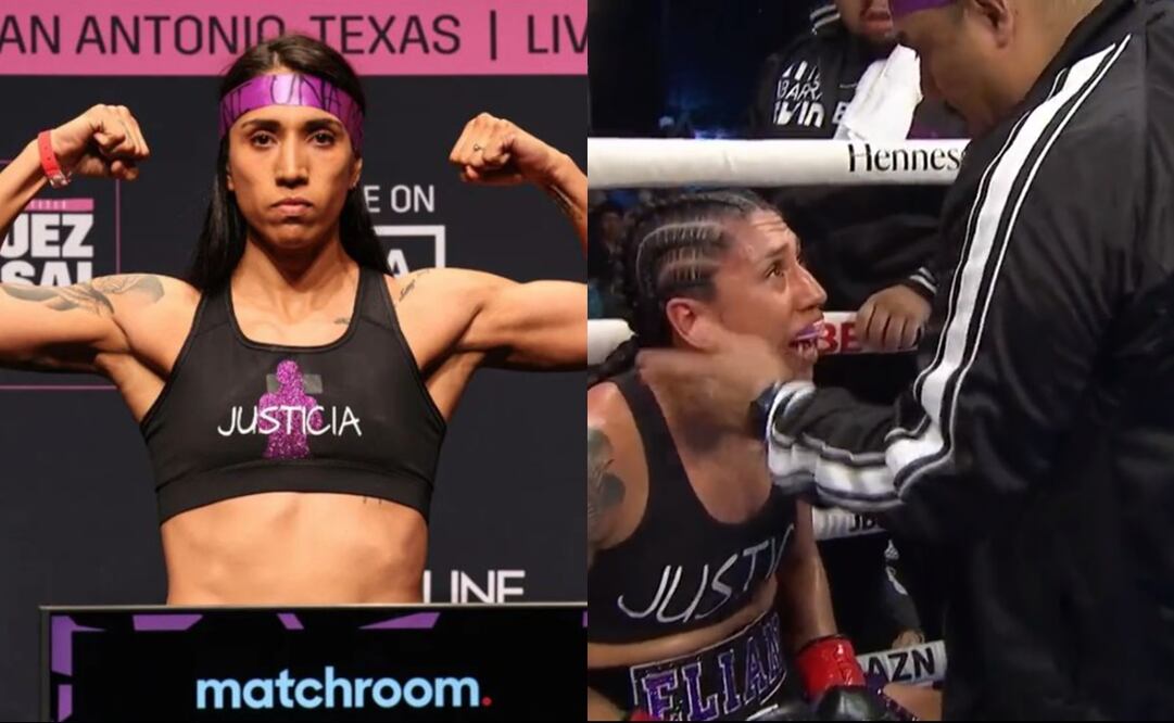 Alma Ibarra, boxeadora mexicana que rogó por detener su pelea - FOTO: Especial