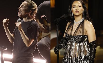 Rihanna y Lady Gaga enternecen el escenario de los Oscar y las redes sociales