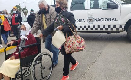 Altamira: Módulo de vacunación es rebasado por llegada de abuelitos de dos municipios 