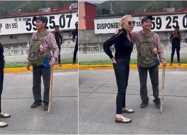 VIDEO: Laura Bozzo queda atrapada durante bloqueo en Chilpancingo; ¿negoció su pase?