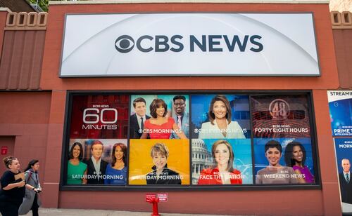 CBS News anuncia cierre de emisora. Foto: Spencer Platt/AFP