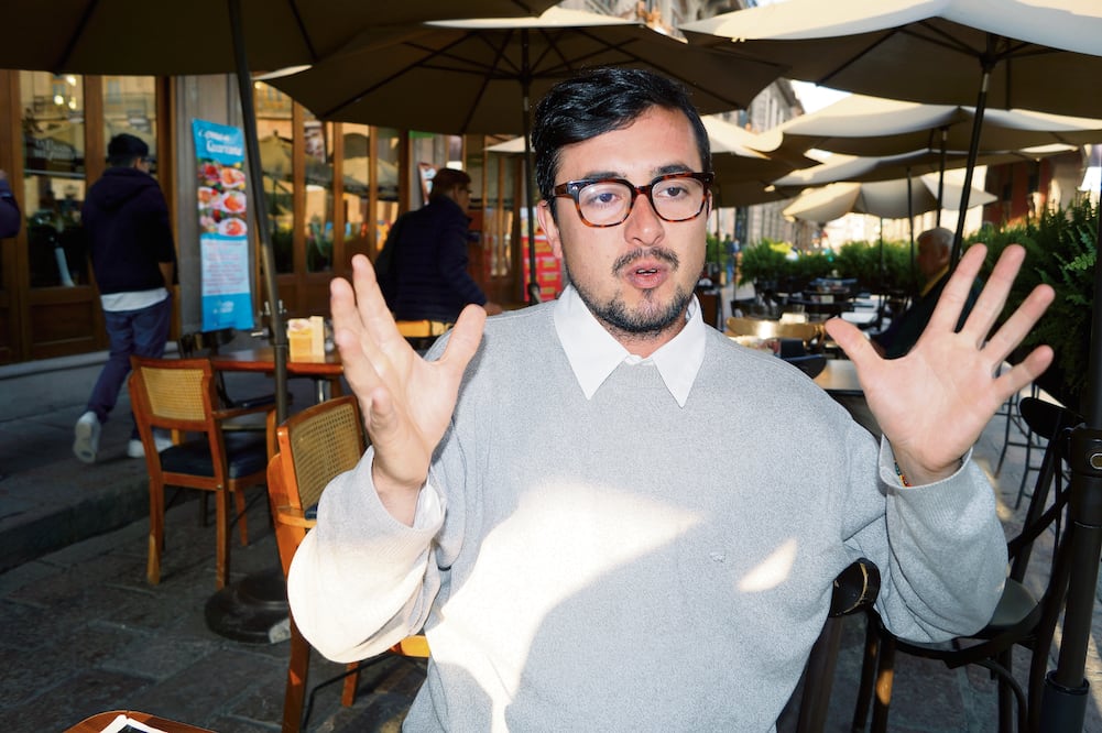 David Reyes Medrano, de 31 años, es activista social y dirige la plataforma política ciudadana Ganemos (XÓCHITL ÁLVAREZ. EL UNIVERSAL)