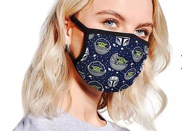 Así es el cubrebocas de Baby Yoda que todos quieren