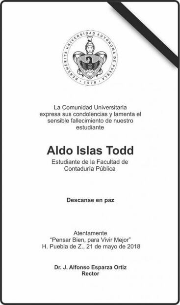 Investigan asesinato de estudiante de la BUAP