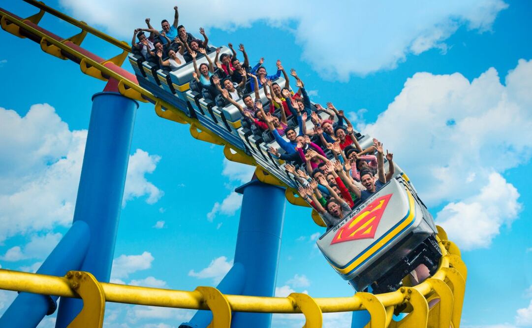 Todavía no se anuncian las fechas de reapertura de los parques de Six Flags. Foto: Cortesía