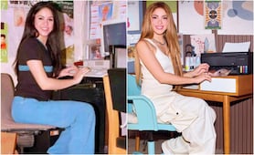 Shakira recrea su memorable meme, frente a un CPU, y causa sensación en redes; ¿cuál es la historia detrás de la foto?