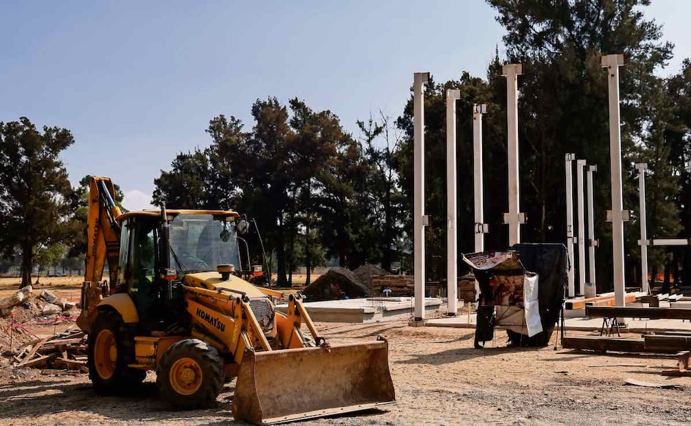 En un recorrido por el deportivo Hermanos Galeana se pudo constatar el avance de obra. Foto: Hugo Salvador /  EL UNIVERSAL